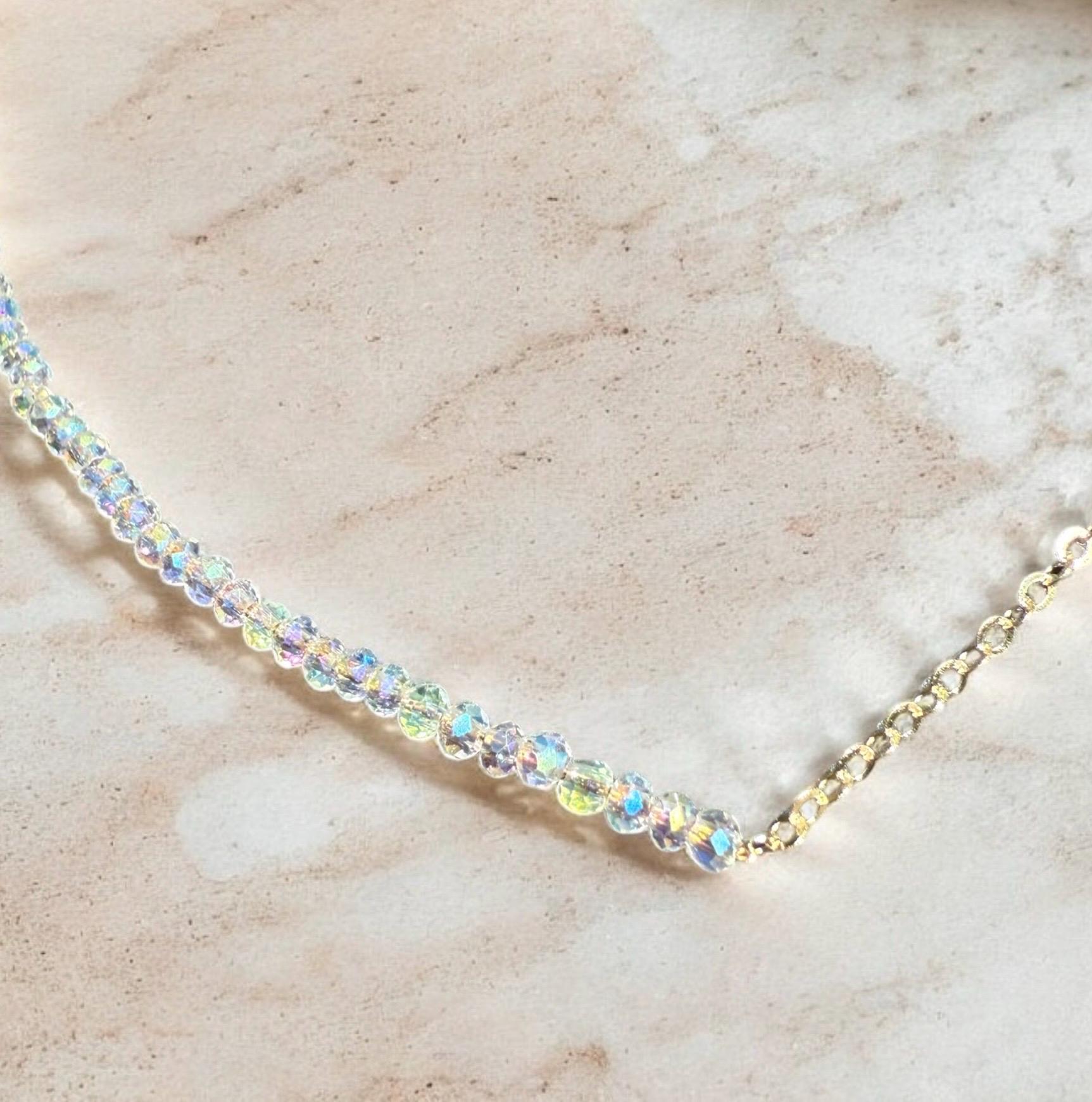 Crystal Bar Necklace
