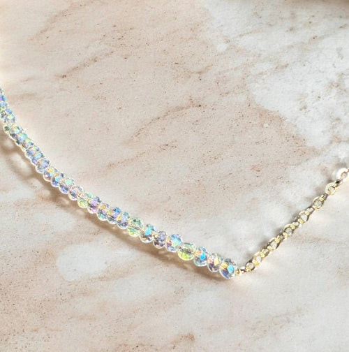 Crystal Bar Necklace