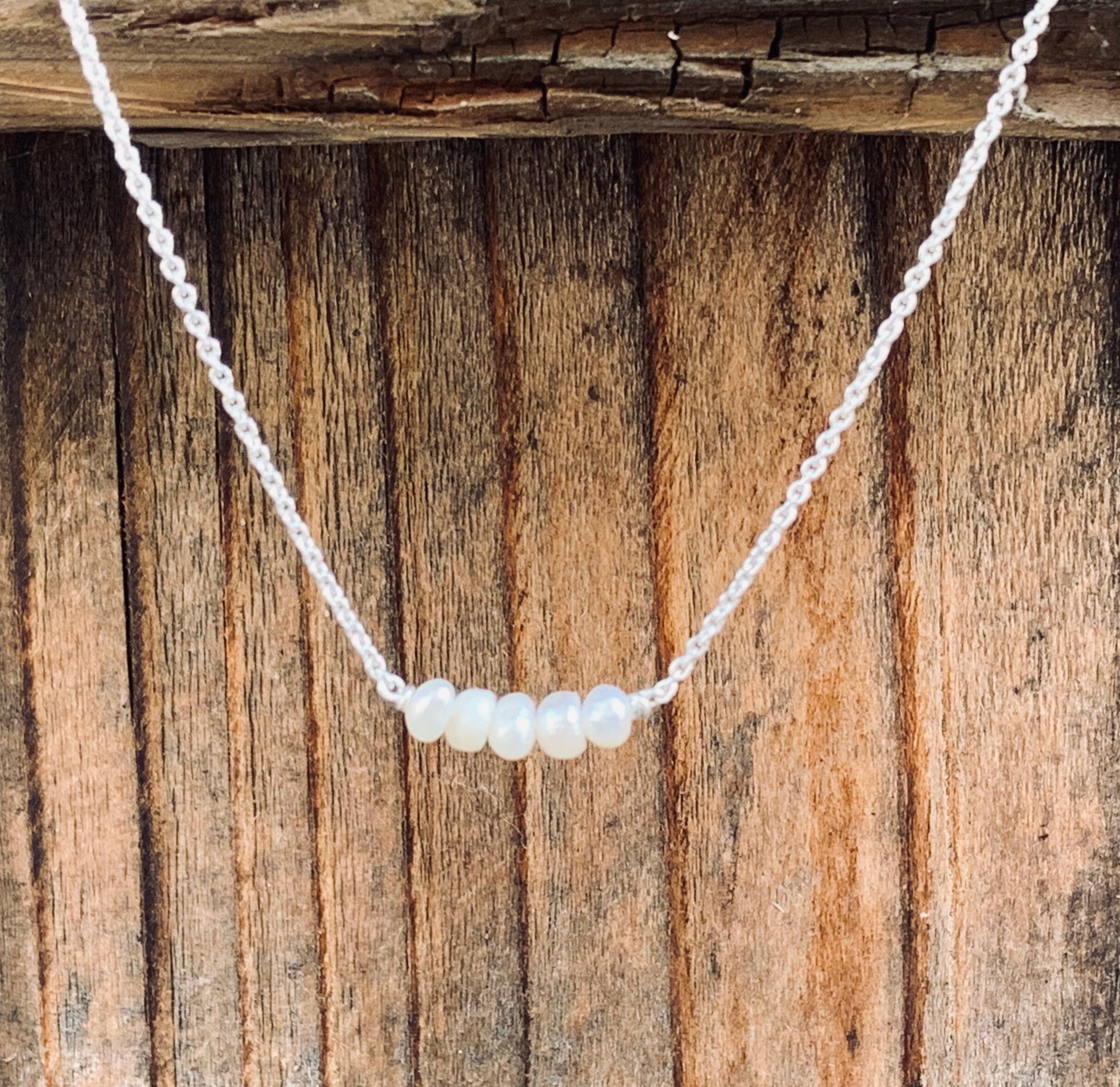 Dainty Pearl Necklace
