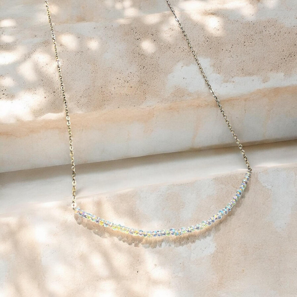 Crystal Bar Necklace