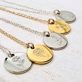 Birth Month Flower Necklace