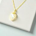 Rainbow Moonstone Pear Necklace