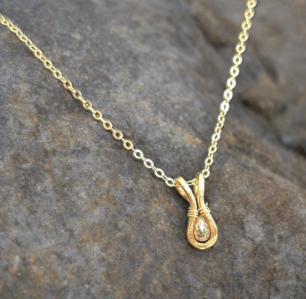 Champagne Diamond Necklace