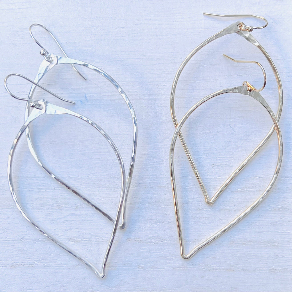 Pointed Hoop Earrings