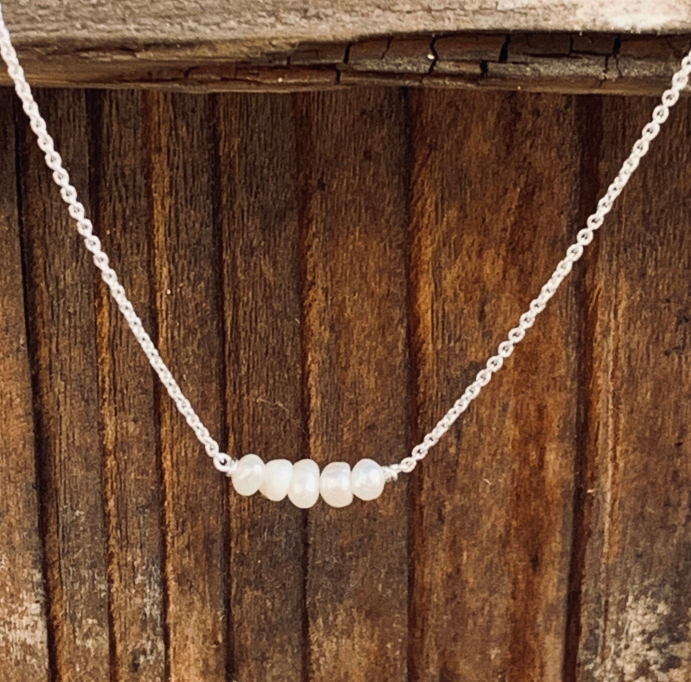 Dainty Pearl Necklace