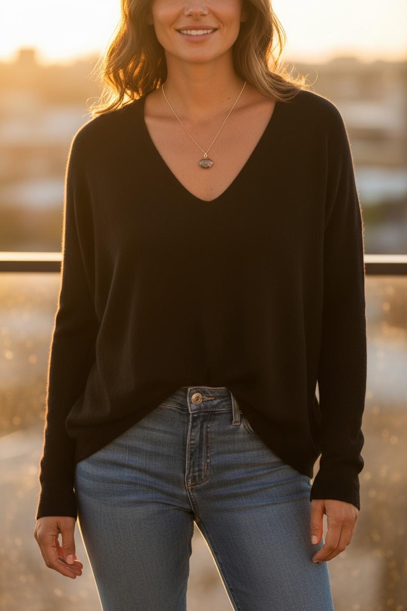 Smoky Quartz Fan Necklace