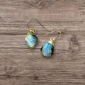Labradorite Pear Earrings