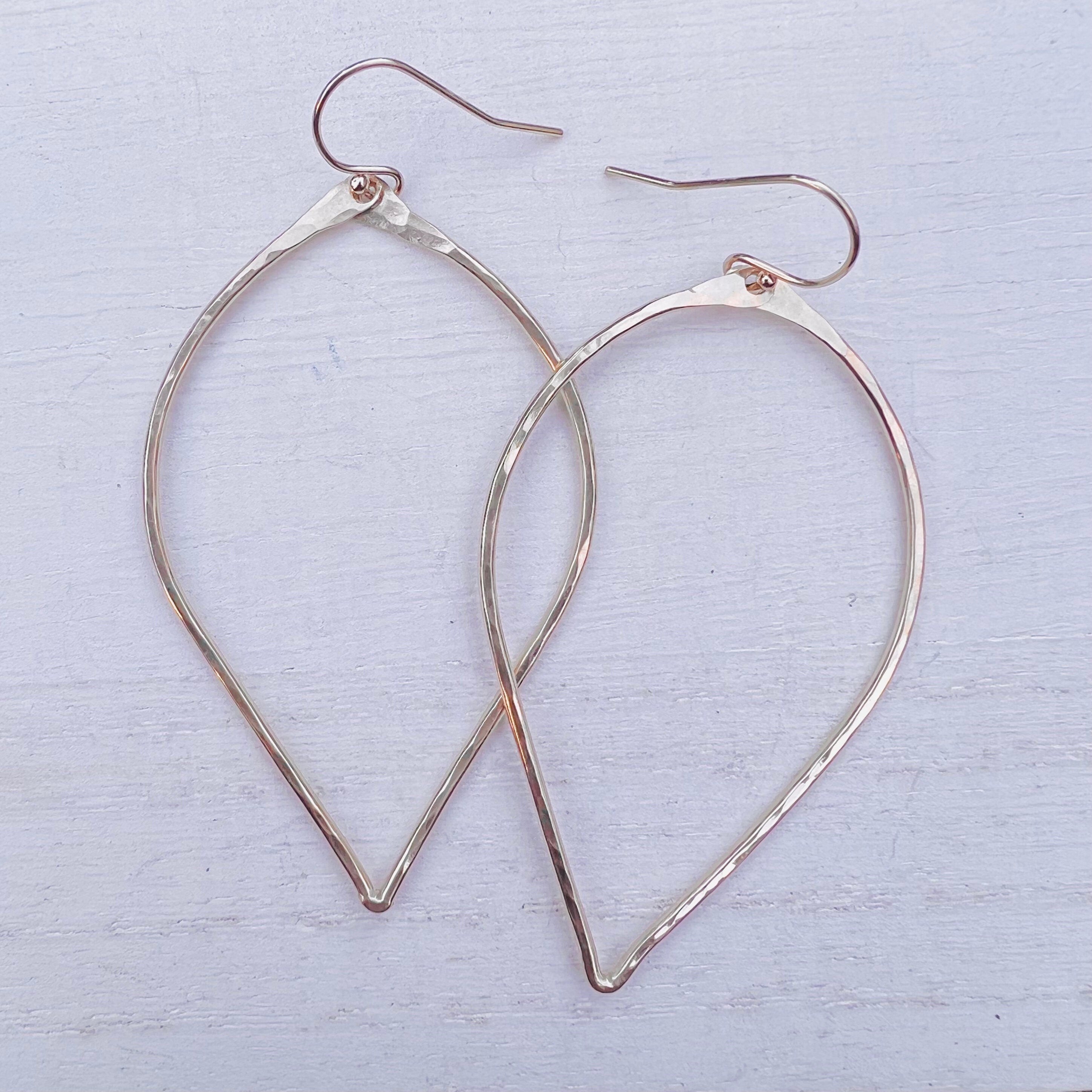 Pointed Hoop Earrings